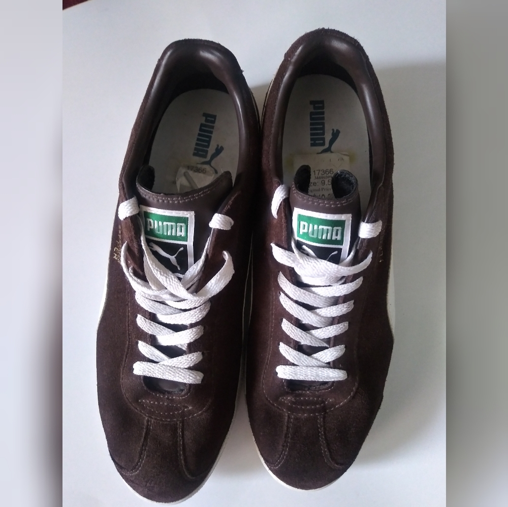 Puma flipper brown suede sneakers  9.5 w